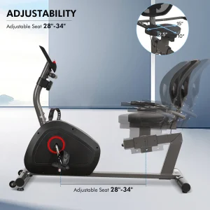 Exercise Bike  Home Sturdy Quiet Recumbent Bikes