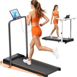 Walking Pad with 12% Incline Under Desk Treadmill