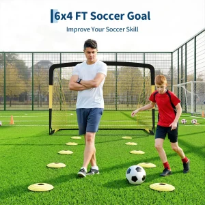 Portable Training Equipment with Ball Cones Pump