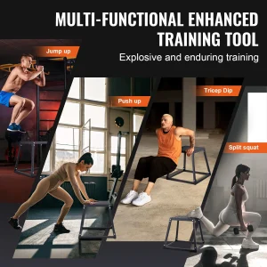 Plyometric Jump Boxes Platform and Jumping Agility Box Anti-Slip Fitness Exercise